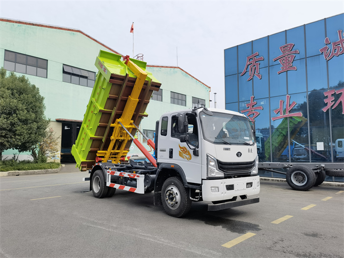 重汽豪曼建筑垃圾專用勾臂垃圾車